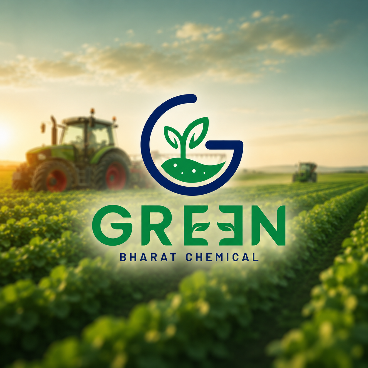 Green Bharat Tractor Field