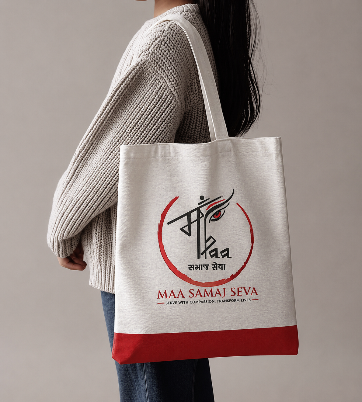 Maa Samaj Seva Tote Bag